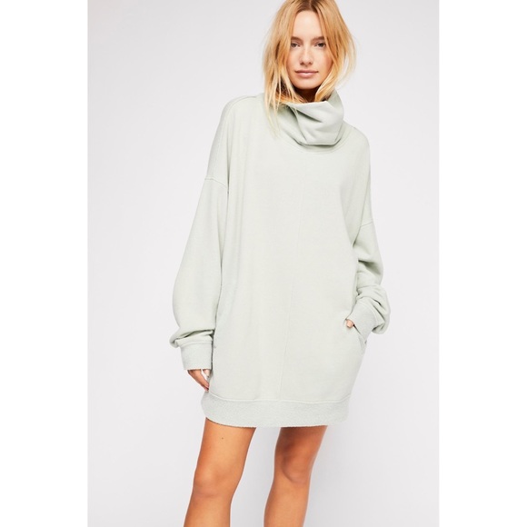 Free People Tops - Free People Too Easy Turtle Tunic Sweatshirt